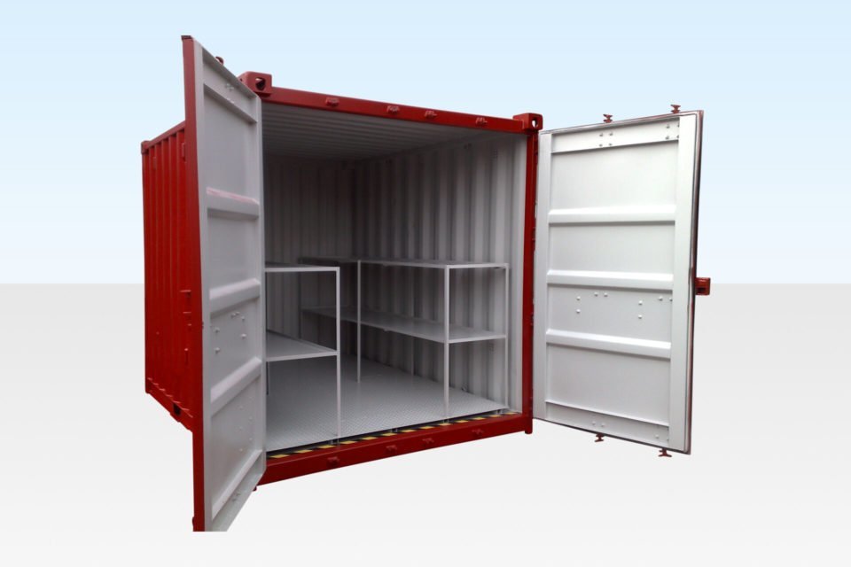 Shipping containers for international export from Australia