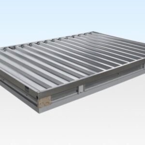 3m x 2.1m Flat Pack Storage Container Galvanised