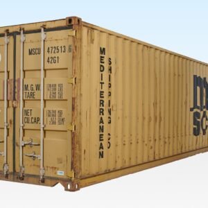 30ft Used Shipping Container Bulk – Wind & Watertight – Yellow