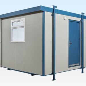 10ft x 10ft Jackleg Cabin Site Cabin – New – Goosewing Grey