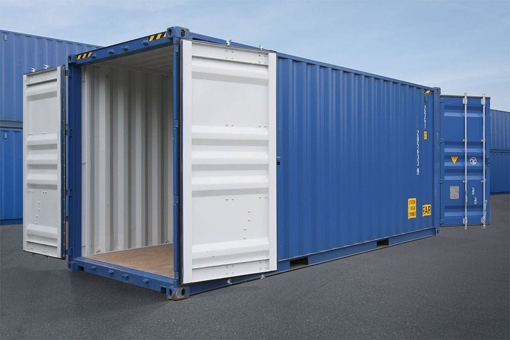 20ft Double Door Shipping Containers – 8.5ft & 9.5ft High Options – New