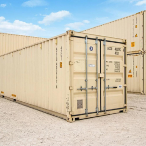 40ft New One-Trip Standard Shipping Container – Beige