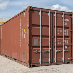 20ft Standard Wind & Watertight Shipping Container – Brick Red