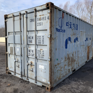 20ft Used Shipping Container — AS IS (Gray)